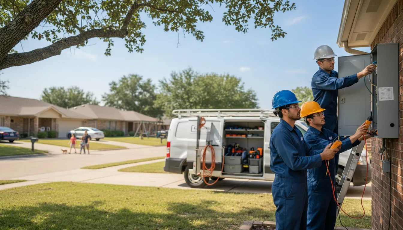 Certified electrician providing emergency electrical services in Bristow, IN